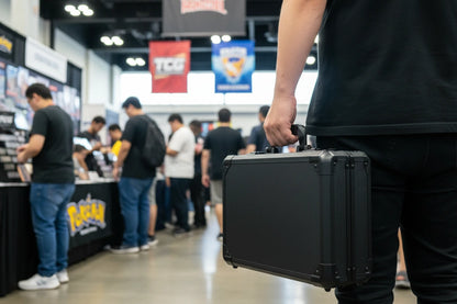 Hard Shell Card Storage Suitcase — Multi-Slot Holder