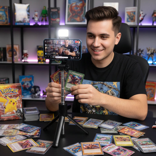 Mobile Tripod for TCG Streaming – Front & Side Camera Setup