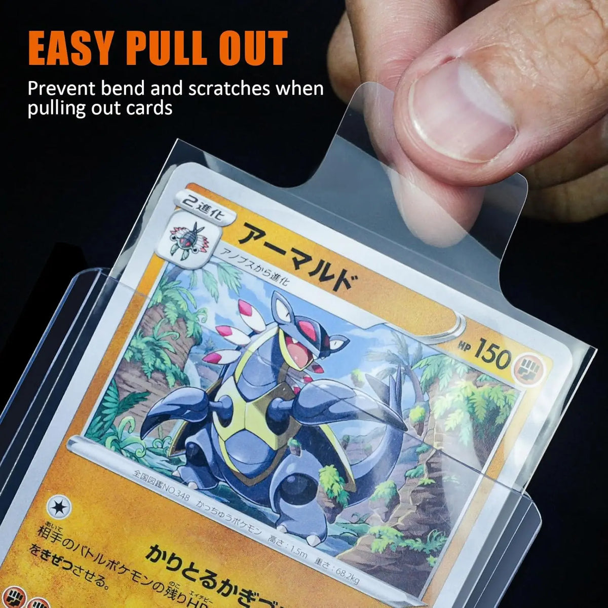 Grading Prep Sleeves — Raised Edge Protection (65×90mm)