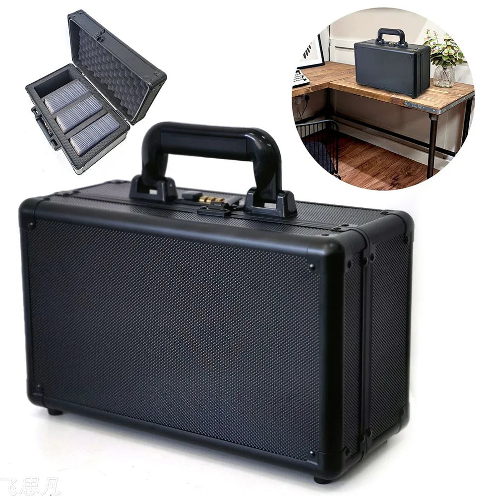 Vault Series Elite Aluminum Slab Case • Dual-Lock TCG Showcase Locker