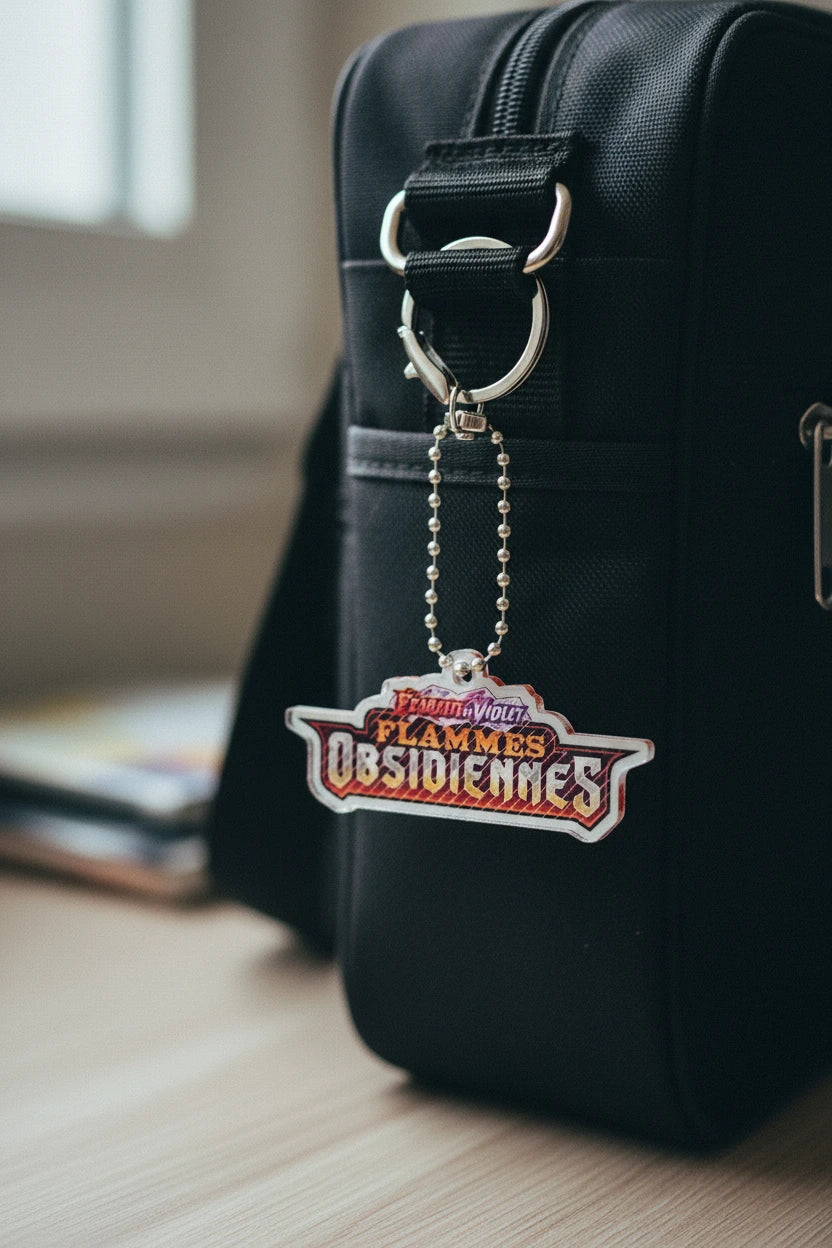 French TCG Series Inspired Bag Charm Collectible