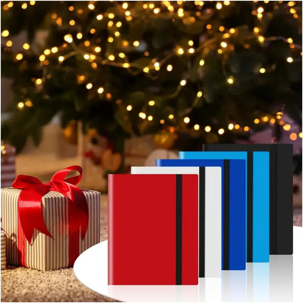 Premium Trading Card Binder — 4/9 Pocket Side-Loading Album (160/360 Capacity)