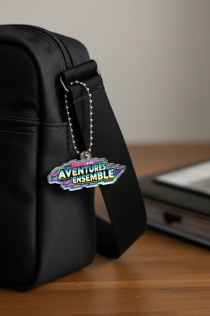 French TCG Series Inspired Bag Charm Collectible