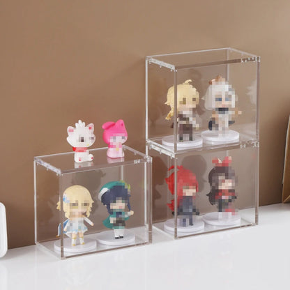 Crystal Shell Box Display Case | Clear Acrylic Protector for Sealed Collectibles