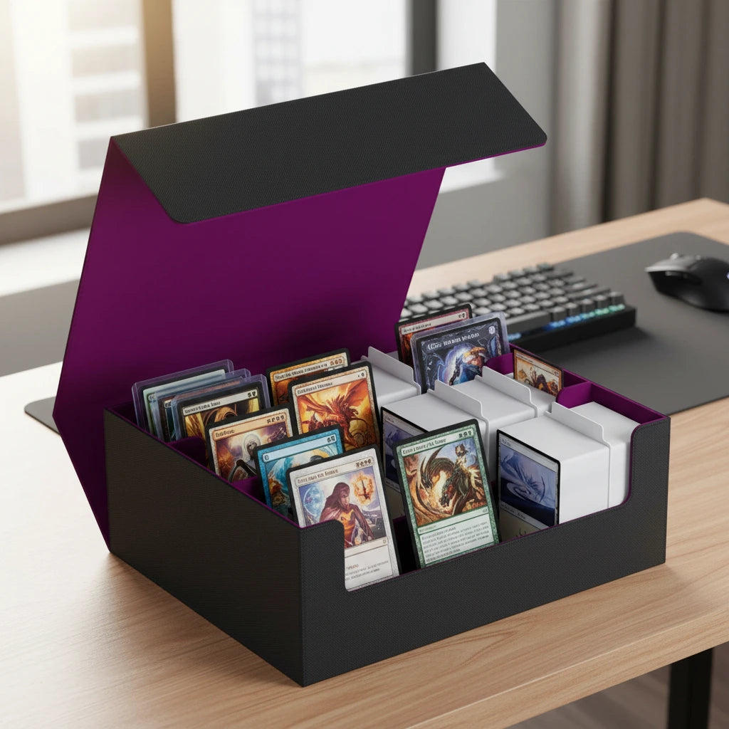 Vault Deck Cradle — Magnetic Card Storage Box