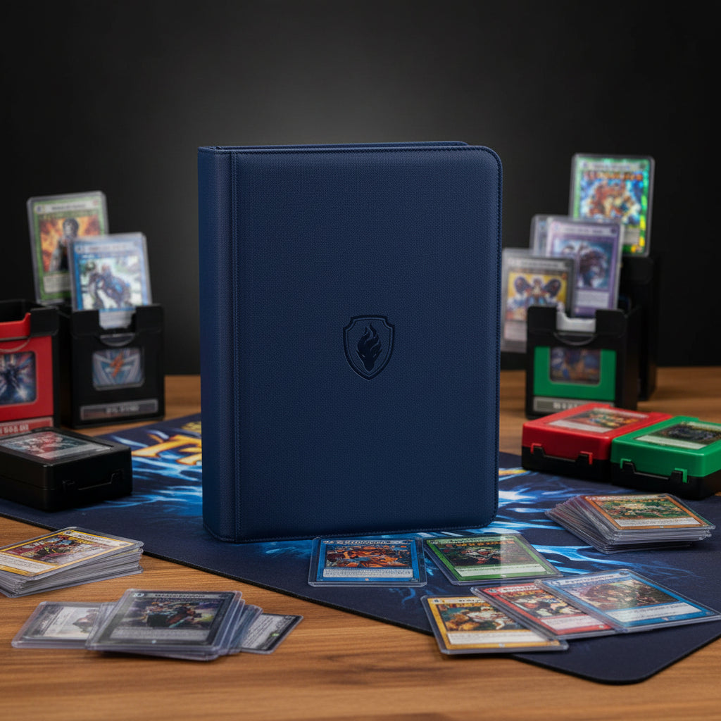 Premium 9-Pocket Zippered Trading Card Binder (360-Card Capacity)