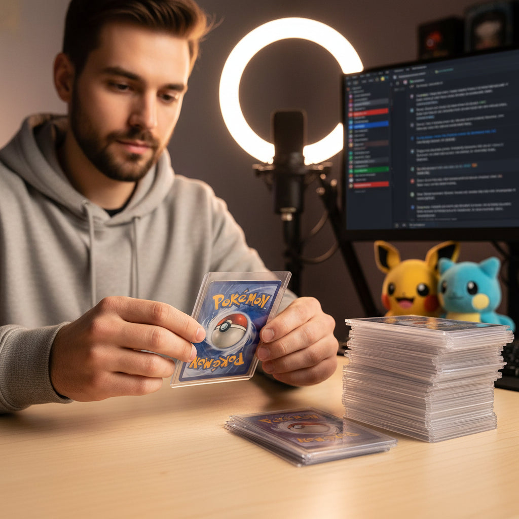 Rigid TCG Toploader Sleeves — 35PT Hard Card Protection